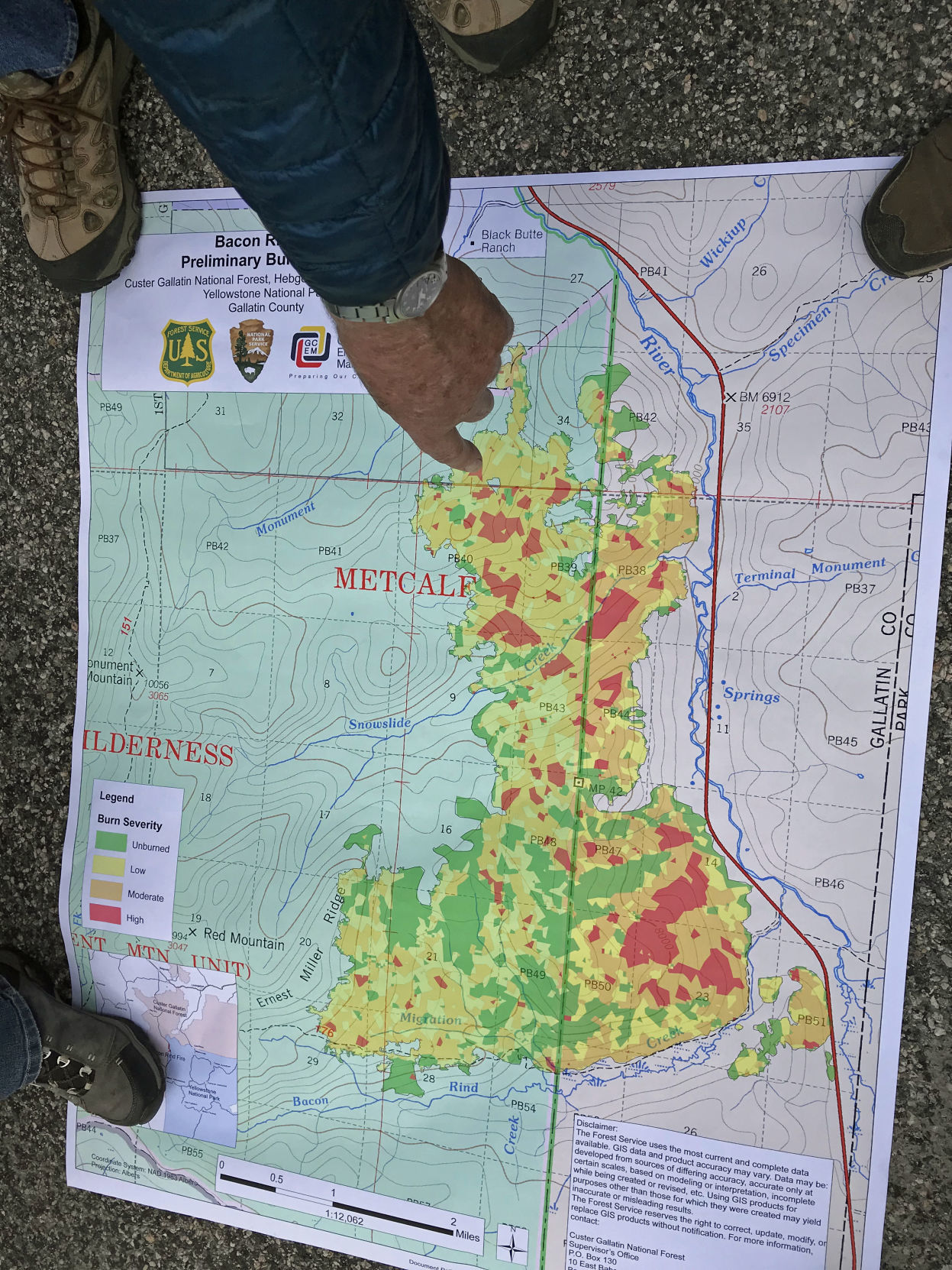 Fire map